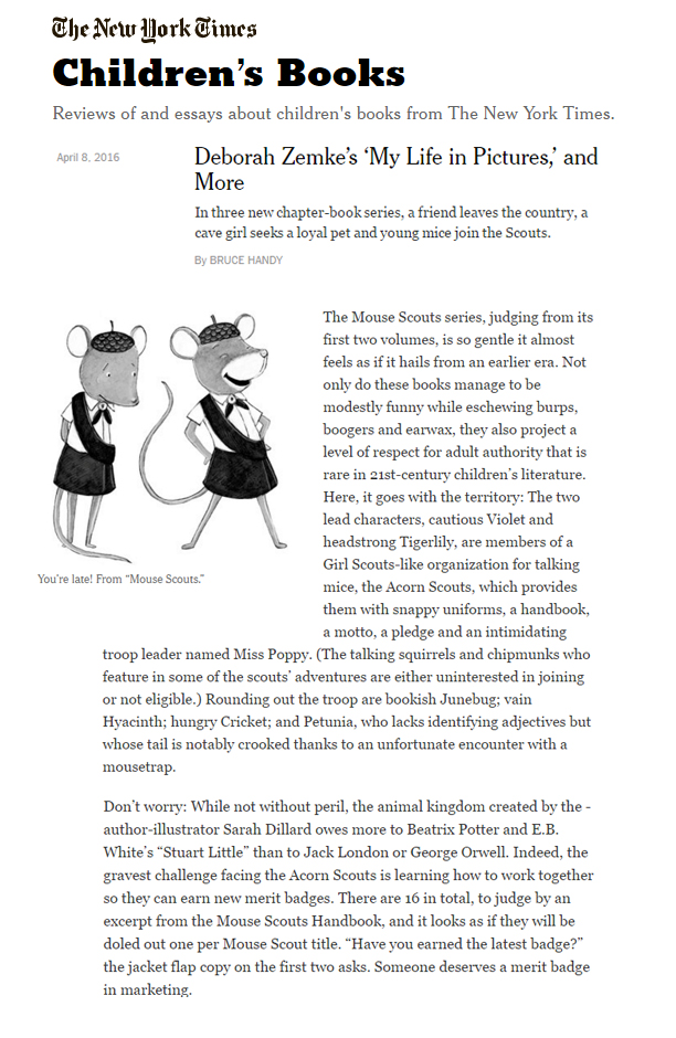 Mouse Scouts NY Times Review